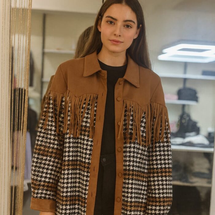 Women Turkish Fringe Jacket – Premium Winter Fabric