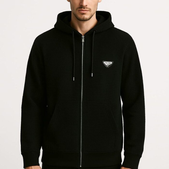 Men’s Classic Zip Hoodie – Velvet-Fleece Interior – Premium Quality