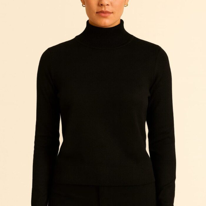 Corolet Basic Soft Knit Turtleneck – One Size Lycra Blend